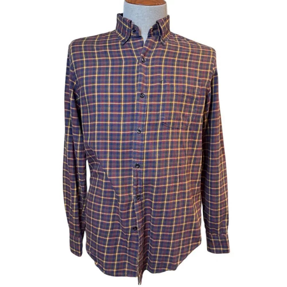 J.Crew Button Down Shirt Sz. S Lightweight Flannel Plaid